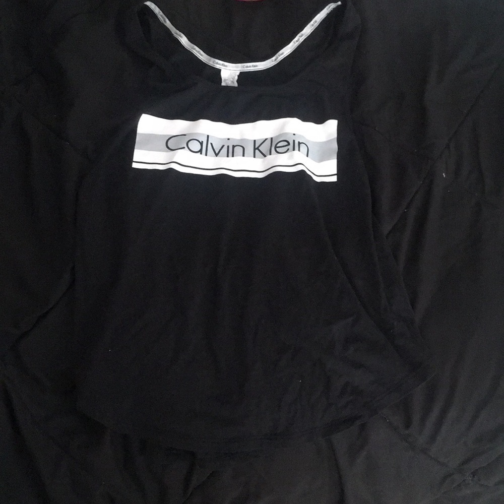 Black Calvin Klein tank